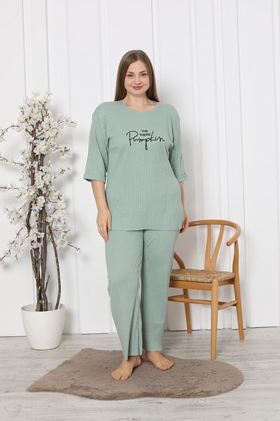 FAMES PİJAMA Plus Size Εποχιακό Σετ Πιτζάμες Άνετο