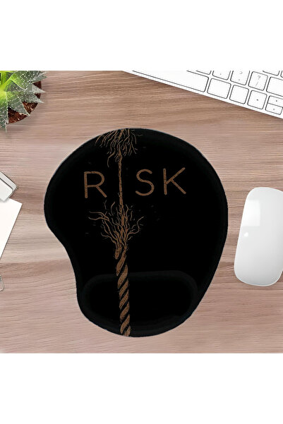 UcuruStore RİSK Οβάλ Επιφάνεια Ποντικιού με Στήριξη Καρπού