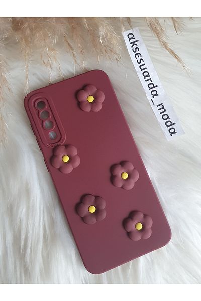 Aksesuarda Moda Samsung A50-A30S Compatible Silicone Case with Cute Teddy Bear Figure