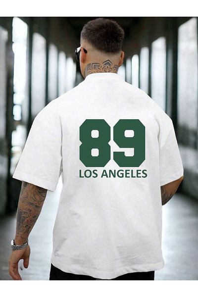 BENROMA 1 προϊόν είναι δώρο για αγορές 6 και άνω Los Angeles Printed Oversize Unisex T-shirt