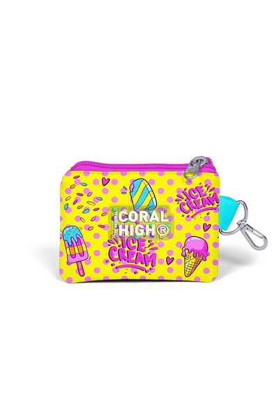 Coral High 21927 Model Kids Mixed Ice Cream Patterned Coin Purse