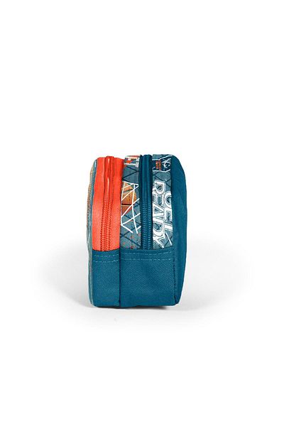 Coral High 12084 Μοντέλο Nefti Orange Τσάντα μολυβιού με μοτίβο μπάσκετ δύο τμημάτων