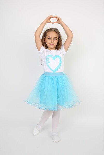 Dıgıl Kids بدلة فتاة منقوشة بادي تنورة توتو كلاسيكية 23 أبريل عرض الزي زي أصف...