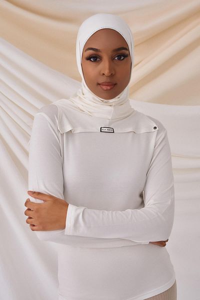 ELF PRIVE RIBBON STONE COMBED COTTON BONE-ECRU