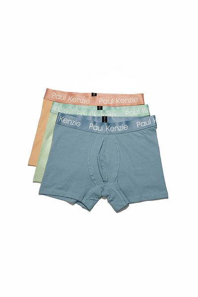 Paul Kenzie Ανδρικά Boxers 3 τεμαχίων - Eco Characters - Root