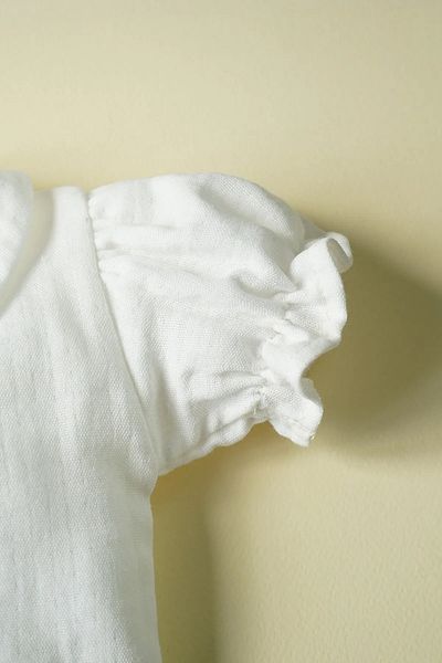 ipek atlas Cămașă de muselină cu mâneci scurte pentru fetiță și copil