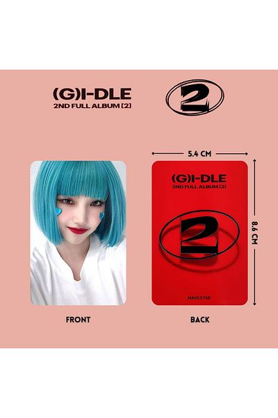 Kpop Dünyasi (G)I-DLE '' 2 '' POB PC Set 1