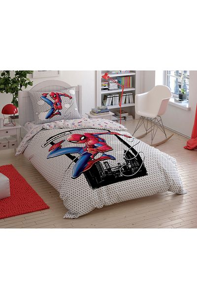 Taç Σετ κρεβατιού με άδεια Disney Spiderman Cloudy Cotton