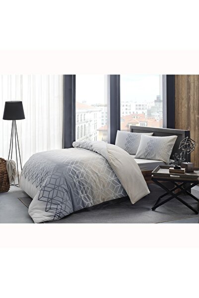 Taç Play Ranforce Single Duvet Cover Set Gray