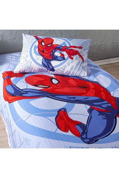Taç Set unic din bumbac Spiderman Justice