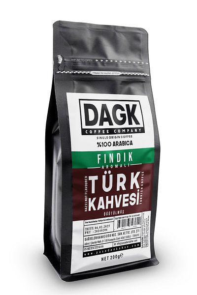 Dagk Turkish Coffee with Hazelnut 200g (AROMATED)