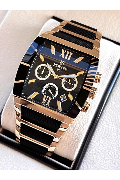 Reward Rwd.42 Reward Steel/Silicone Cord Inner Functions Active 3 Atm Water Resistant Men's Wrist Watch