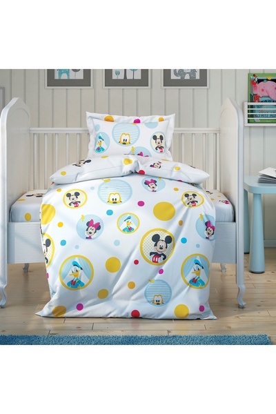 Taç Disney Mickey And Friends Baby Pamuk Lisanslı Nevresim Takımı