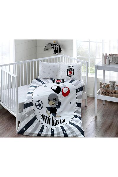 Taç Licensed Baby Duvet Cover Set-besiktas Balloon Baby