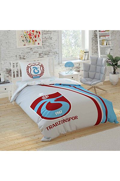 Taç Trabzonspor 1967 Logo Cotton Duvet Cover Set