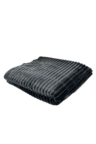 Homeilla Puffy Wellsoft Striped Double Blanket