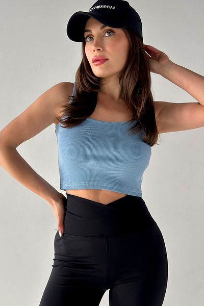 MODAGEN Curea sport de damă Baby Blue Crop