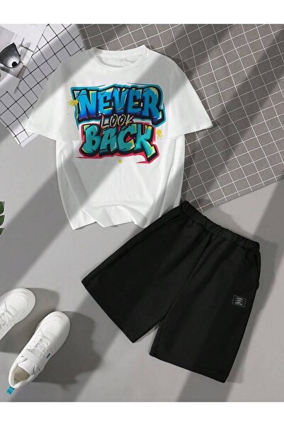 Machetta Dečije Never Štampano Set gornjeg i donjeg dela Pamuk komadne kratke...