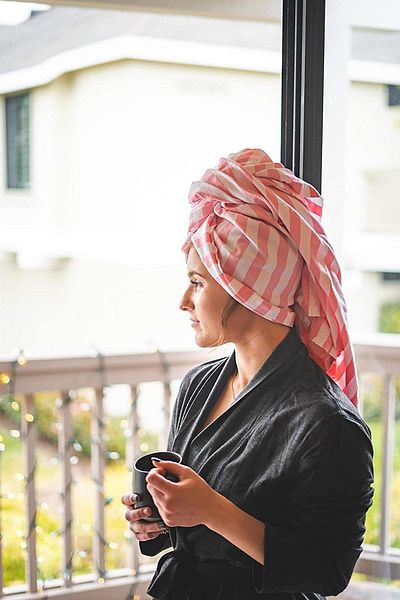 Zeynep Tekstil Πετσέτα θαλάσσης εξαιρετικά μαλακή ρίγα 75x150 εκ