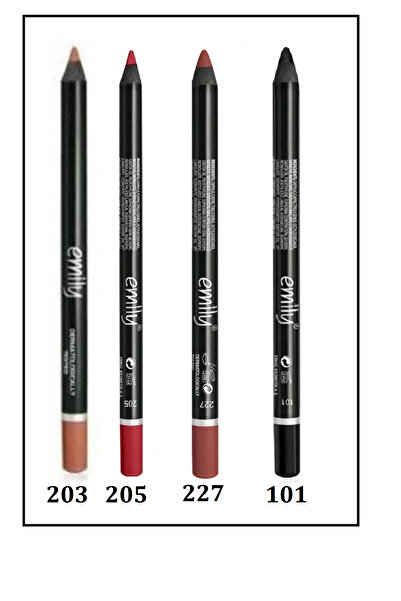 Golden Rose Emily En Sevilenler 4'lü Dudak-göz Kalemi No: 203-205-227-101