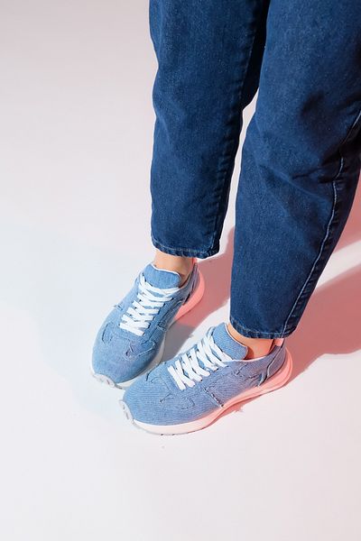 LuviShoes RAFAEL Blue Denim Damen Sport-Sneaker