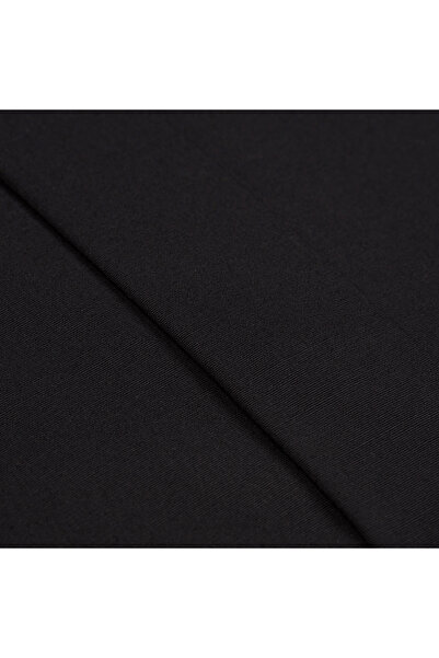 Germirli Black Poplin Classic Collar Tailor Fit Hidden Placket Cotton Elastane Shirt