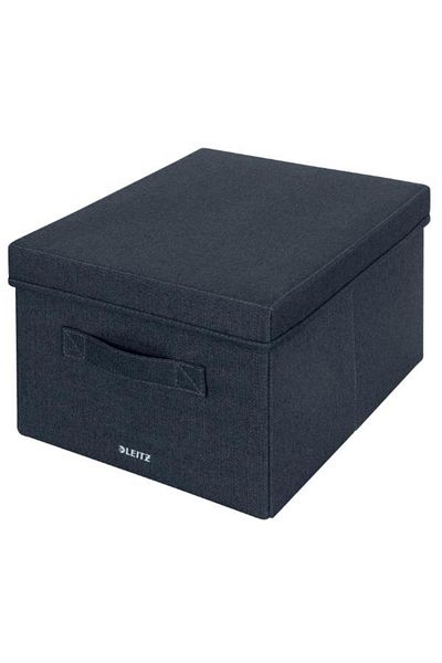 Leitz Cutie de depozitare din stofă cu capac M - Dimensiune medie, pachet de 2