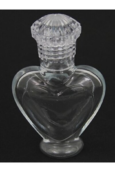 Kazanabil DEKORATİF KALP TASARIMLI CAM ŞİŞE