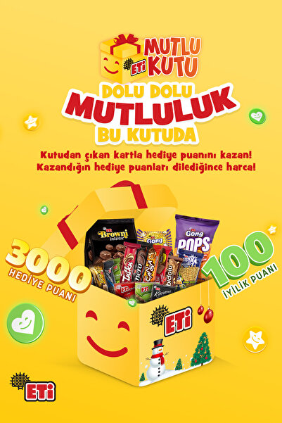 Eti Mutlu Kutu Yılbaşı Atıştırmalık Paketi