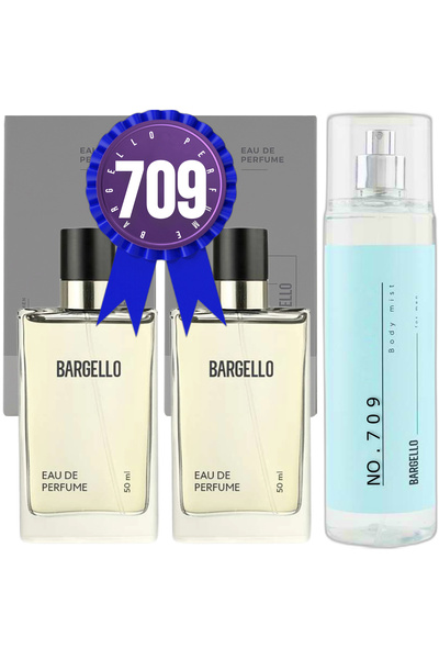 Bargello 709x2(2ADET) edp Erkek Parfüm 50 ml + No: 709 Body Mist Oriental 210...