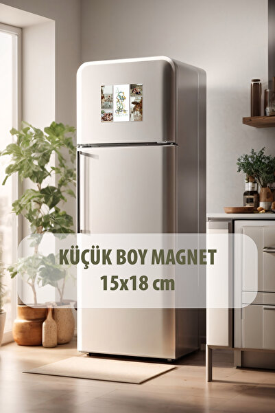 giftcrea Kişiye Özel İsimli ve Fotoğraflı Dekota Magnet Dolap Süsü , 5 Parça ...