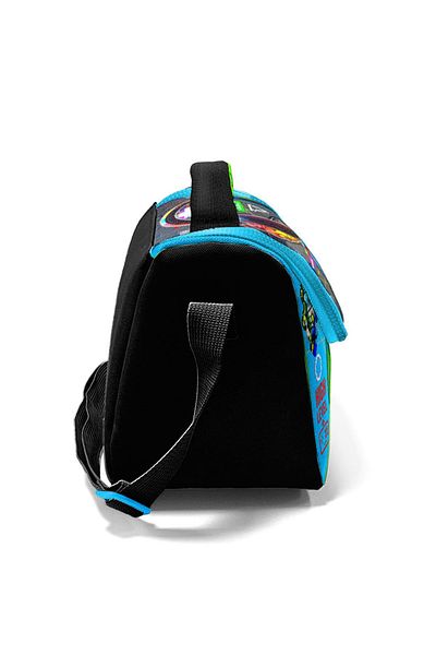 Coral High 11877 Model - Black Highlighter Green Game Pattern Thermo Lunchbox