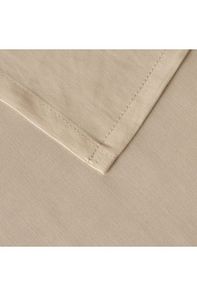 Bella Maison 100% Cotton Satin Supreme Basic King Size Flat Sheet White (260X280 cm)