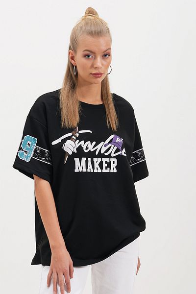 HAKKE Two Thread Trouble Maker T-shirt