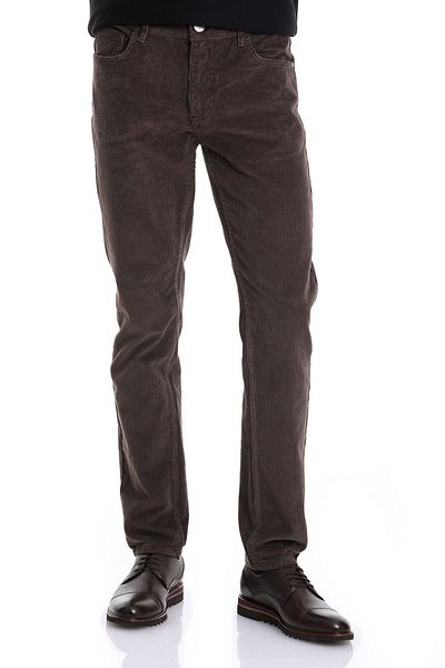 Hatemoğlu Mink Dynamic Fit Straight 5 Pocket Casual Velvet Παντελόνι