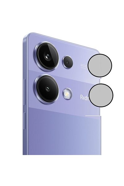 Ecr Mobile واقي عدسة الكاميرا النانوية المرنة Redmi Note 13 Pro 4G (مجموعة واحدة)
