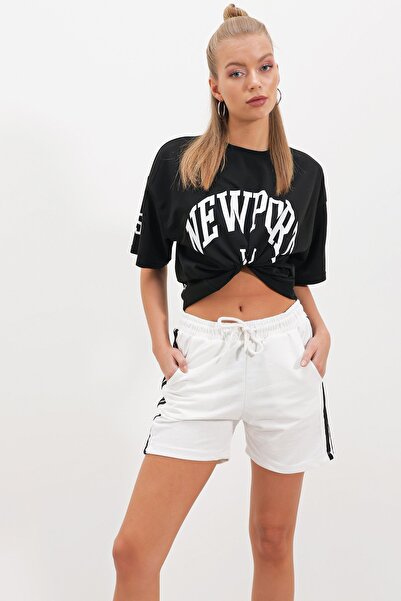 HAKKE Side Stripe Lace-up SHORTS
