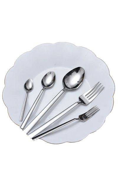 Billhom 6-Person 30-Piece Spoon Fork Serving Set
