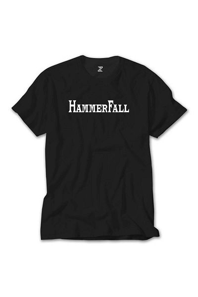 Z zepplin Μαύρο T-Shirt με λογότυπο Hammerfall
