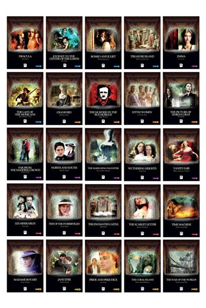 BLACK BOOKS İngilizce Hikayeler 25 Kitap (Stage 1-2-3-4-5)