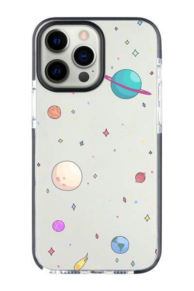 shoptocase حافظة هاتف Ultra Protected Planets منقوشة متوافقة مع هاتف Iphone 1...