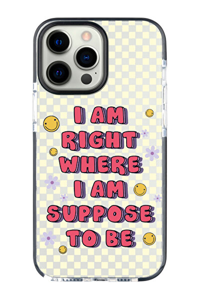shoptocase iPhone 15 Pro Compatible Ultra Protected Checkerboard Smile Patter...