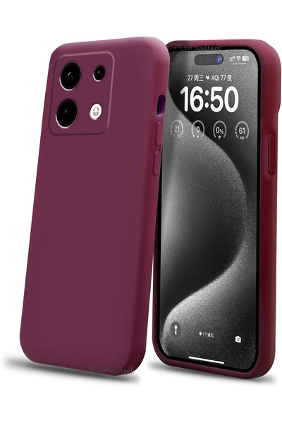 m.tk moveteck Xiaomi Redmi Note 13 Pro 5G Kılıf Kamera Korumalı Mat Hisli içi...