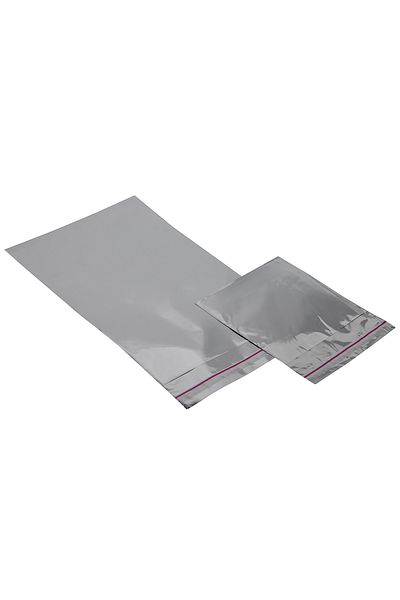 reprodesign 70×50 Silver 50 Pieces Adhesive Metallized Gift Bag Metallic Silver Gift Packaging Package