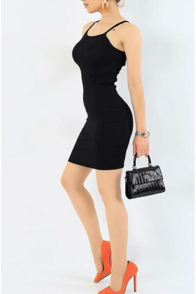 BNK Shop Γυναικείο Μίνι Φόρεμα με Σχοινί πλέξη ριμπ