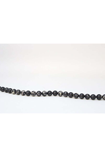 Yasamtohumu Četvrtina niza (dugačka 9 cm!) Varicite kamen, crna četvrtina niz...