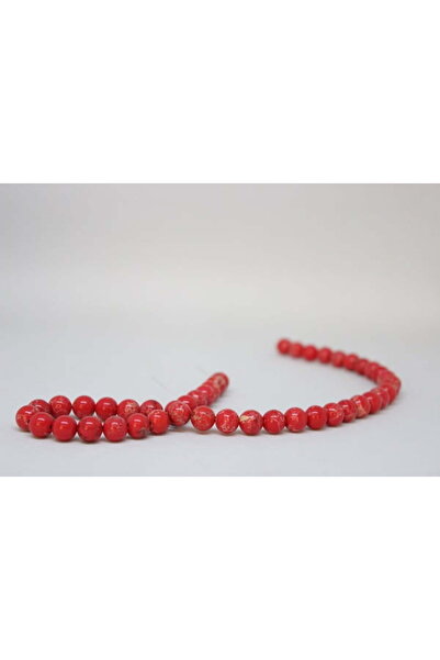 Yasamtohumu Četvrtina niza (dugačka 9 cm!) Varicite kamen granat crvene boje ...