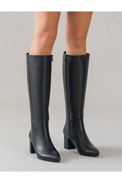 Moderna HAKİKİ DERİ TASARIM KADIN ÇİZME-37
