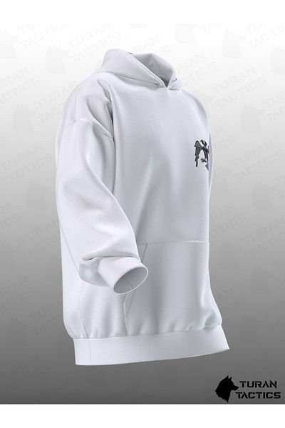 TURAN TACTICS SELCUKLU EAGLE PRINTED OVERSIZE HOODIE (UNISEX)