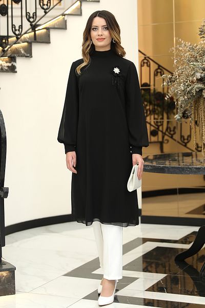 FUVAL MODA Defne Large Size Hijab Tunic